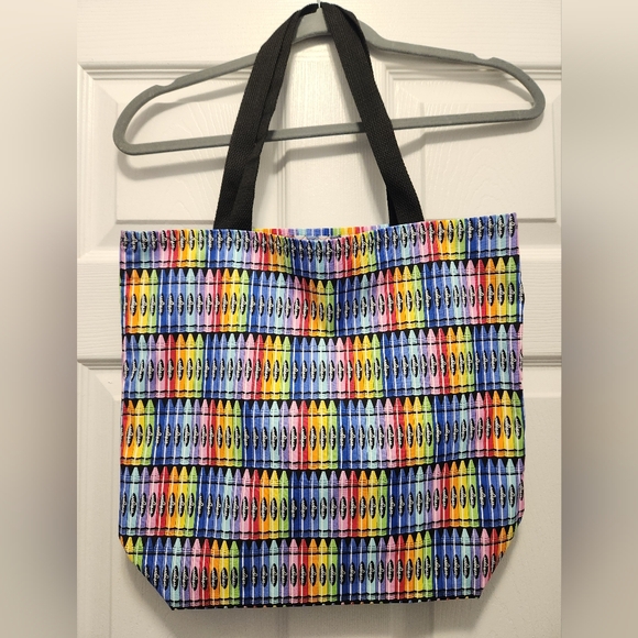 xxx Handbags - Handmade Crayons themed Tote Bag